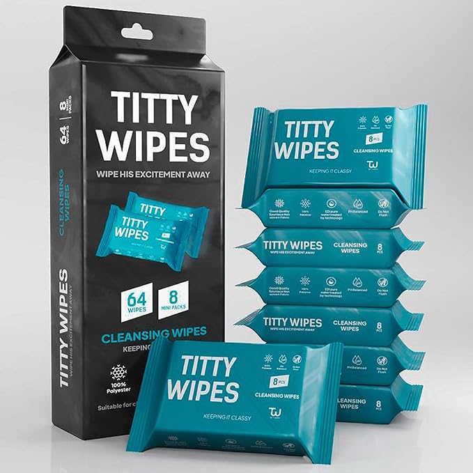 Titty Wipes - Funny gag gift product image